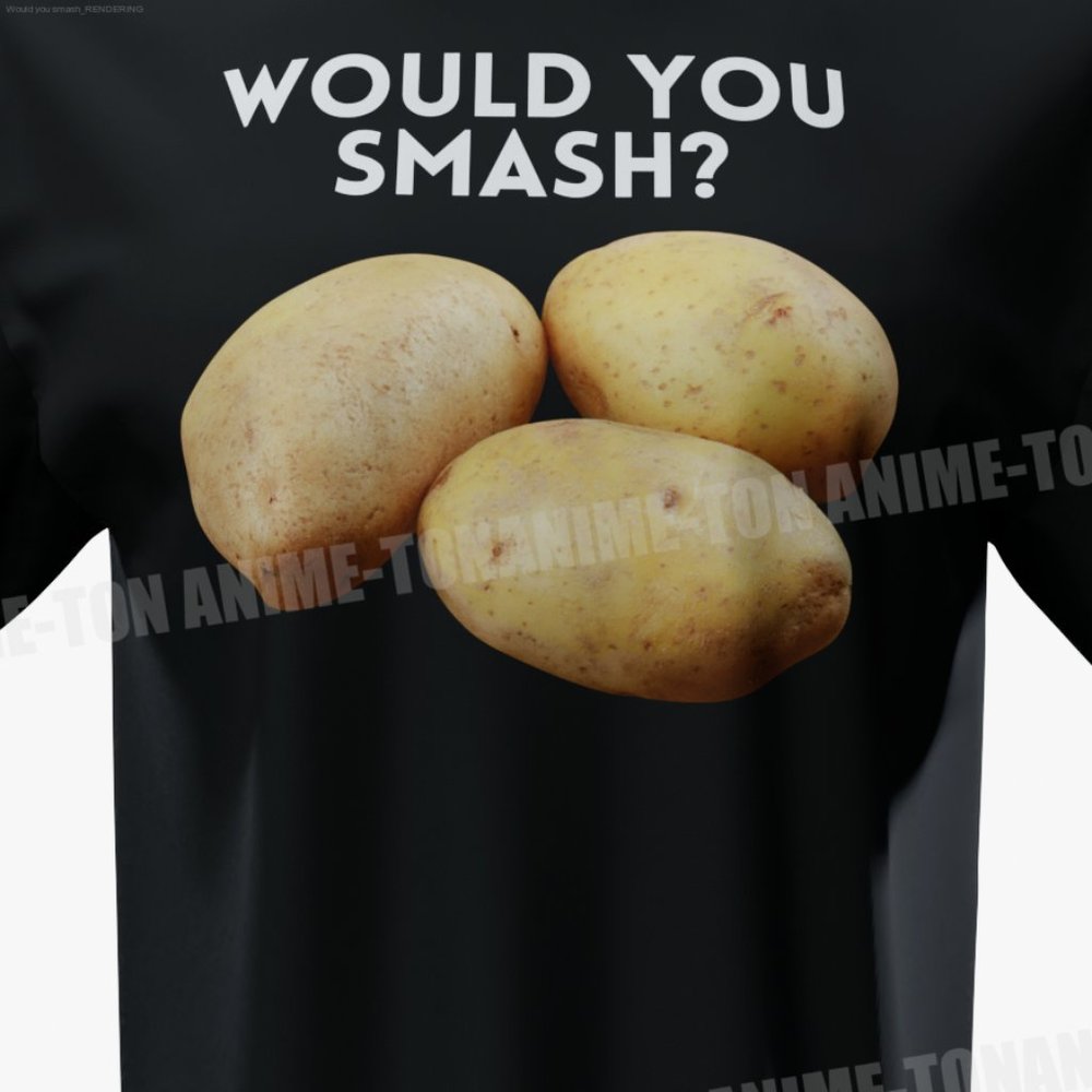 Would you smash? - Cotton - Black - Tshirt